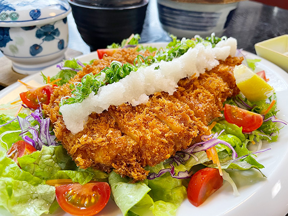 おろし豚カツ定食